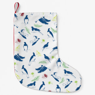 Tui New Zealand Bird Pattern Kleiner Weihnachtsstrumpf