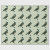 Tui New Zealands Bird Geschenkpapier (Flach)