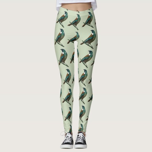 Tui New Zealands Bird Leggings (Vorderseite)
