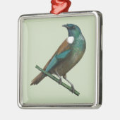 Tui New Zealands Bird Ornament Aus Metall (Links)