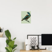 Tui New Zealands Bird Poster (Heimbüro)