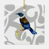 Tui NZ Bird Keramikornament (Rückseite)