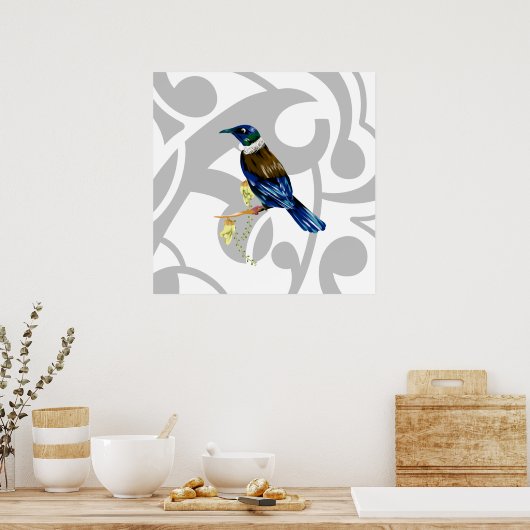 Tui NZ Bird Poster (Küche)