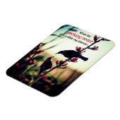 Tui-Vögel, die Flachs kämpfen Magnet (Linke Seite)