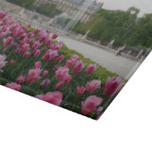 Tuileries Garden in Blüte Schneidebrett (Ecke)