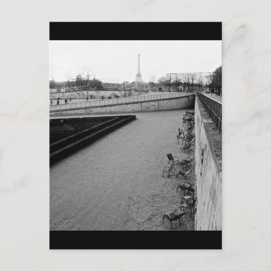 Tuileries Garden (Jardin des Tuileries), Paris Postkarte (Vorderseite)