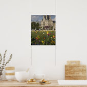 Tuileries Garden, Louvre, Paris, Frankreich Poster (Küche)