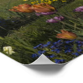 Tuileries Garden, Louvre, Paris, Frankreich Poster (Ecke)