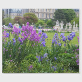 Tuilleries Park Paris Frankreich Umschlagpapier Geschenkpapier (Flach)