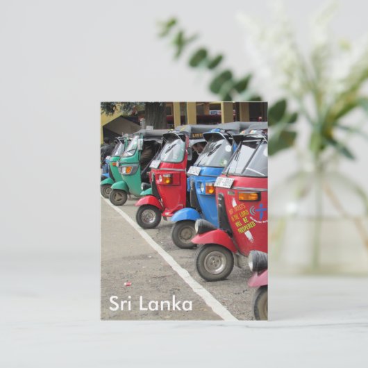 Tuk Colombo Postkarte (Stehend Vorderseite)