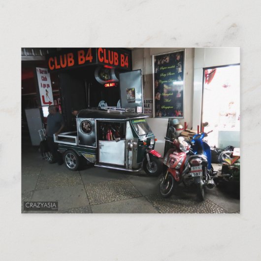 Tuk, Pattaya, Thailand Postkarte (Vorderseite)
