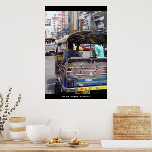 Tuk Tuk Bangkok Poster (Küche)