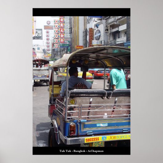 Tuk Tuk Bangkok Poster (Vorne)
