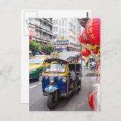 Tuk Tuk, Bangkok Postkarte (Vorne/Hinten)