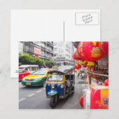 Tuk Tuk, Bangkok Postkarte (Vorne/Hinten)