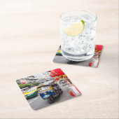 Tuk Tuk, Bangkok Rechteckiger Pappuntersetzer (Vor Ort)