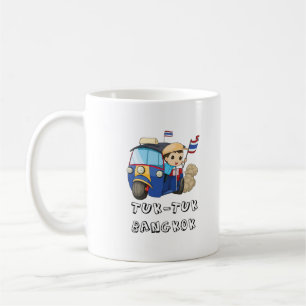 Tuk Tuk Bangkok Thailand Souvenirtext Kaffeetasse