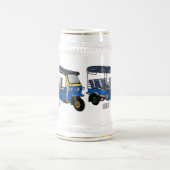 Tuk Tuk Cartoon Illustration Bierglas (Mittel)
