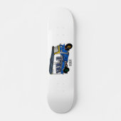 Tuk Tuk Cartoon Illustration Skateboard (Vorne)