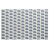 Tuk Tuk Cartoon Illustration Stoff (Fat Quarter (45,7 x 55,9 cm))