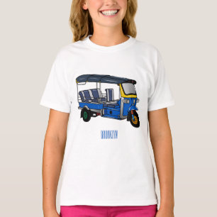 Tuk Tuk Cartoon Illustration T-Shirt