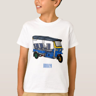 Tuk Tuk Cartoon Illustration T-Shirt