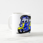 tuk tuk glücklich kaffeetasse (Vorderseite Links)