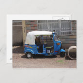 Tuk Tuk in Äthiopien Postkarte (Vorne/Hinten)