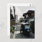 Tuk Tuk in Bangkok Thailand Postkarte (Vorne/Hinten)