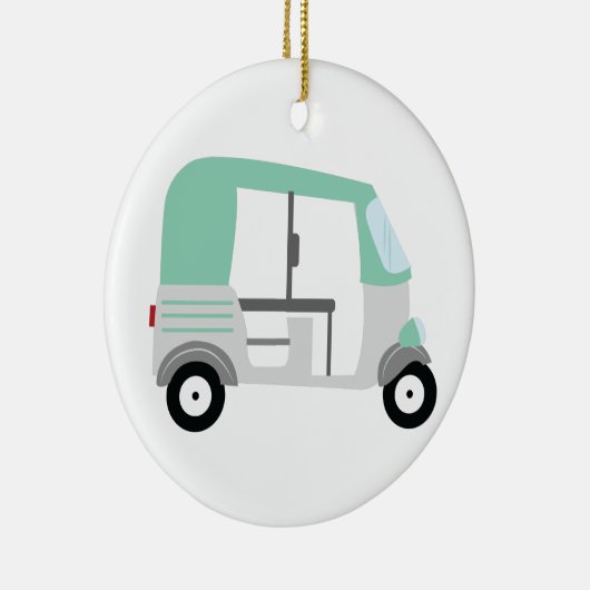 Tuk Tuk Keramik Ornament (Rechts)