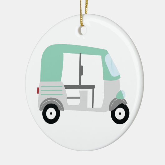 Tuk Tuk Keramik Ornament (Links)
