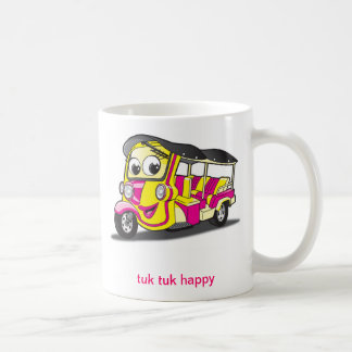 tuk tuk Mädchen Kaffeetasse
