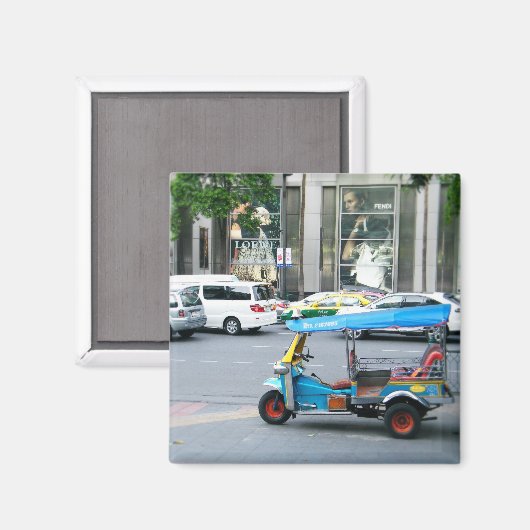 Tuk Tuk Magnet (Vorderseite/Rückseite)