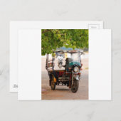 Tuk Tuk Postkarte (Vorne/Hinten)
