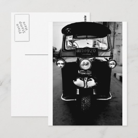 Tuk Tuk Postkarte (Vorne/Hinten)