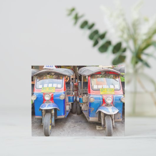 Tuk Tuk Postkarte (Stehend Vorderseite)