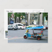 Tuk Tuk Postkarte (Vorne/Hinten)
