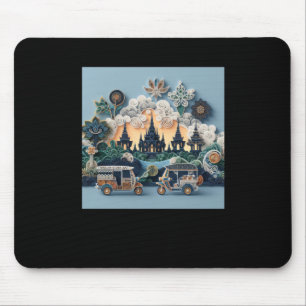 Tuk Tuk Thailand #6 Aufkleber Mousepad
