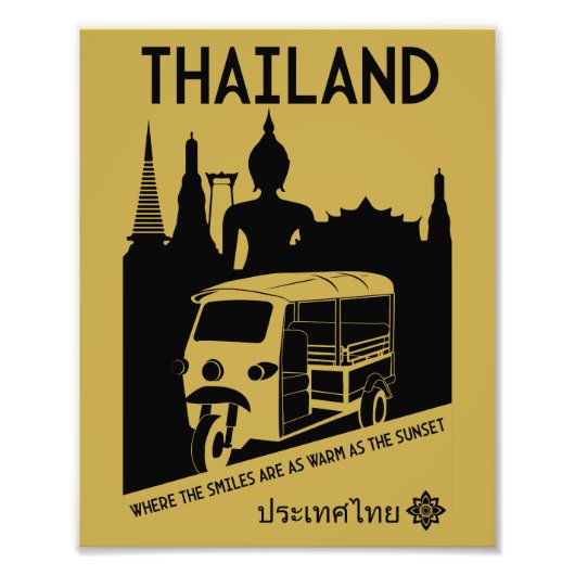 Tuk Tuk Thailand Fotodruck (Vorne)