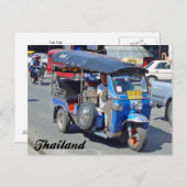 Tuk Tuk Thailand Post Card Postkarte (Vorne/Hinten)