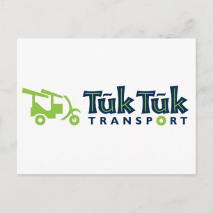 Tuk Tuk Transport Postkarte