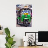 Tuk Tuks in Bankok, Thailand Poster (Heimbüro)