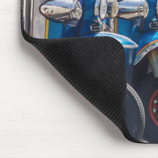 Tuk Tuks in Reihe Mousepad (Ecke)