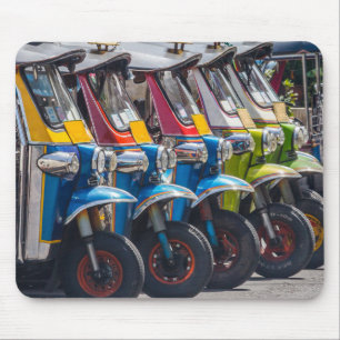 Tuk Tuks in Reihe Mousepad
