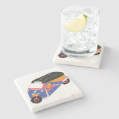 Tuk-Untersetzer Steinuntersetzer (Seitenansicht)