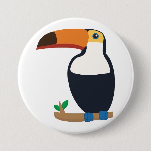 Tukan Button (Vorderseite)