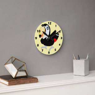 Tukan-Design Runde Wanduhr