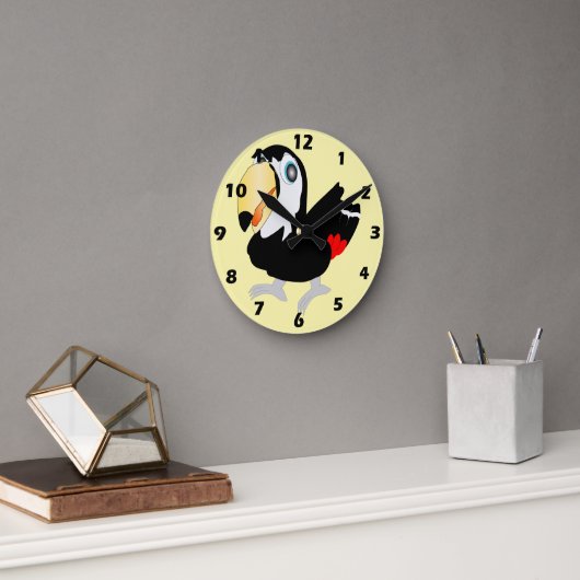 Tukan-Design Runde Wanduhr (Büro)