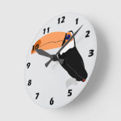 Tukan-Design Runde Wanduhr (Winkel)