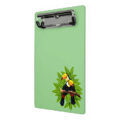 Tukan-Duo Grün Mini Klemmbrett (Gewinkelt2)